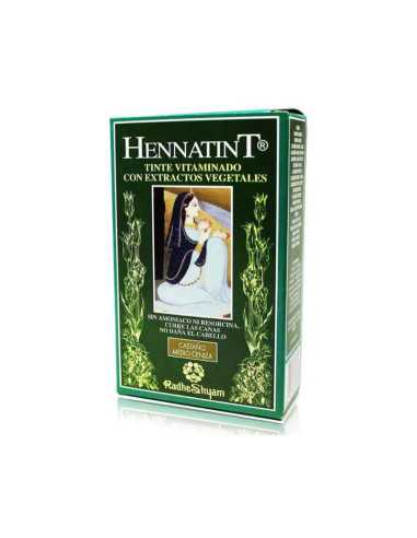 HennaTint 19 castaño medio ceniza 60ml+60ml Radhe Shyam