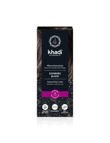 Tinte herbal Negro 100g Khadi
