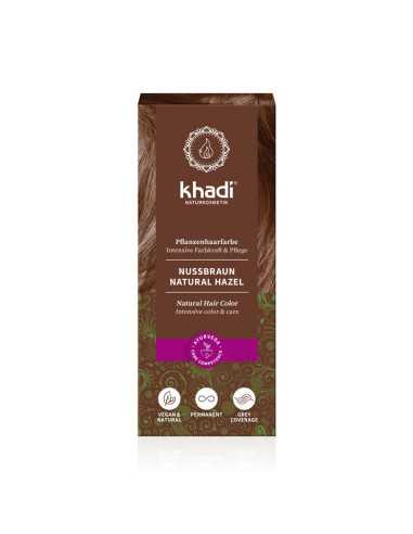 Tinte herbal Castaño Avellana 100g Khadi