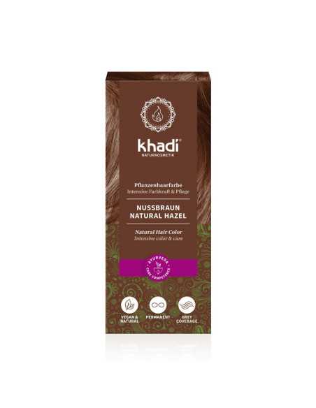 Tinte herbal Castaño Avellana 100g Khadi