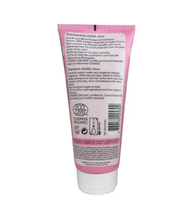 Champú para uso Frecuente Cosmos Organic Vitality-200 ml | Champú sin tóxicos