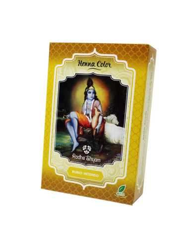 Henna Rubio intenso polvo 100 g Radhe Shyam