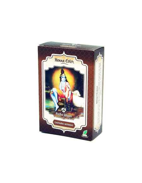 Henna castaño intenso polvo 100 g Radhe Shyam
