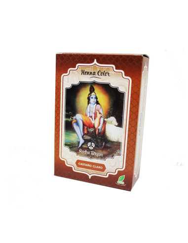 Henna castaño claro polvo 100 g Radhe Shyam