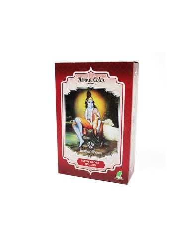 Henna super caoba oscuro polvo 100 g Radhe Shyam