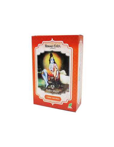 Henna cobre natural polvo 100 g Radhe Shyam