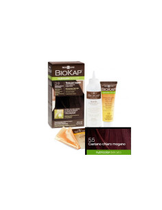 TINTE 5.50 DELICATO CASTAÑO CAOBA 140 ML.BIOKAP