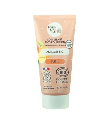 Cuidado facial antipolución para pieles grasas Cosmos Organic- 50 ml | Crema antioxidante