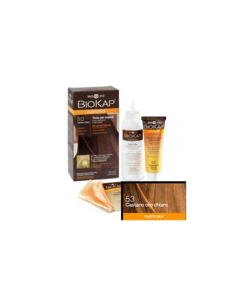 TINTE 5.3 CASTAÑO CLARO DORADO 140ML.BIOKAP