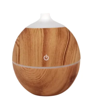 Difusor de aceites esenciales color madera clara-130 ml | Esencias para brumizador