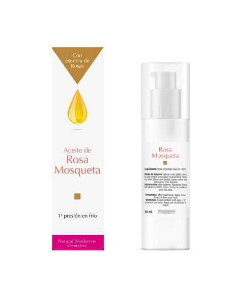 Aceite de rosa mosqueta con esencia de rosa 50ml Natural Nankervis Cosmetics