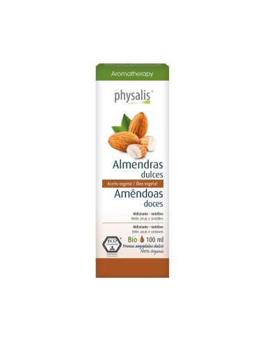 Aceite vegetal de almendras dulces bio 100ml Physalis