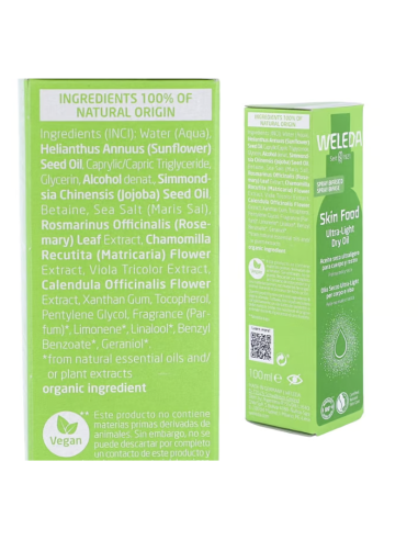 Skin Food Aceite Seco Ultraligero 100 ml Weleda