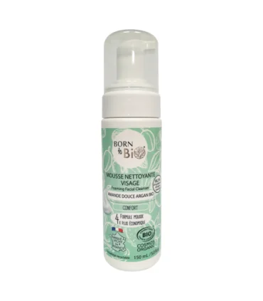 Espuma limpiadora Cosmos Organic-150 ml | Jabón de argán para la cara