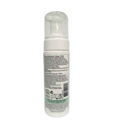Espuma limpiadora Cosmos Organic-150 ml | Jabón de argán para la cara