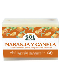 Jabon de canela y naranja 100 g Sol Natural