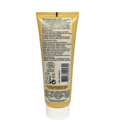 Exfoliante facial para pieles Sensibles-75 ml | Exfoliante facial orgánico
