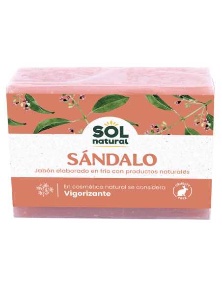 Jabon de sandalo 100g Sol Natural Jabon de sandalo 100g Sol Natural