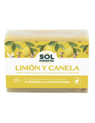 Jabon de limon y canela 100g Sol Natural