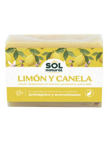 Jabon de limon y canela 100g Sol Natural Jabon de limon y canela 100g Sol Natural