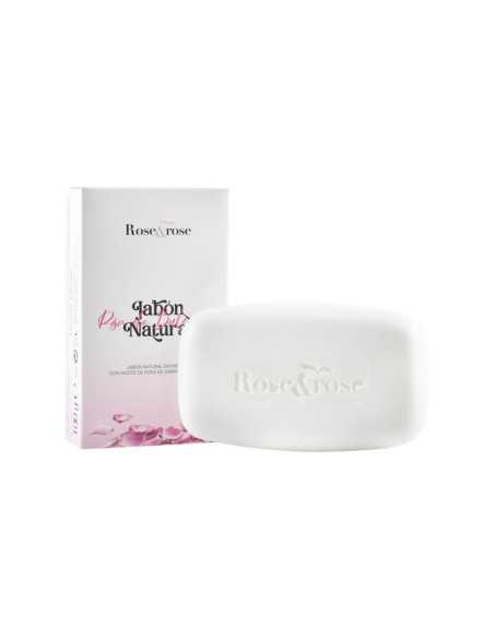 Jabon con agua natural de rosas frescas pastilla 100g Rose&Rose