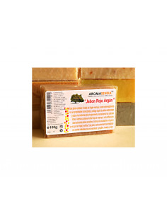 Jabon de argan con arcilla roja 100 g Aromasensia