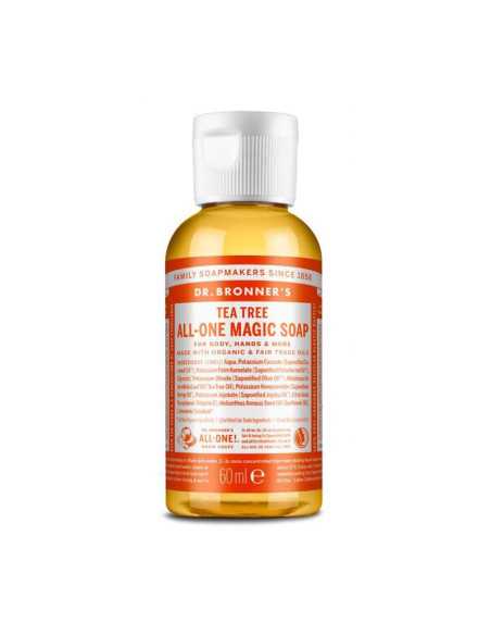 Jabon liquido arbol del te bio 60ml Dr. Bronner's Jabon liquido arbol del te bio 60ml Dr. Bronner's
