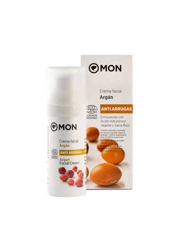 Crema facial de argan antiarrugas bio 50ml Mon Deconatur