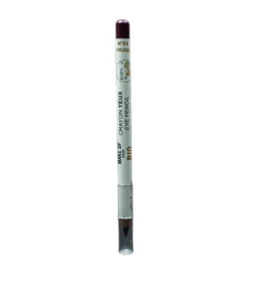 Lápiz de ojos orgánico núm. 4 Plum-1,14 gr | Lápiz ojos ecológico