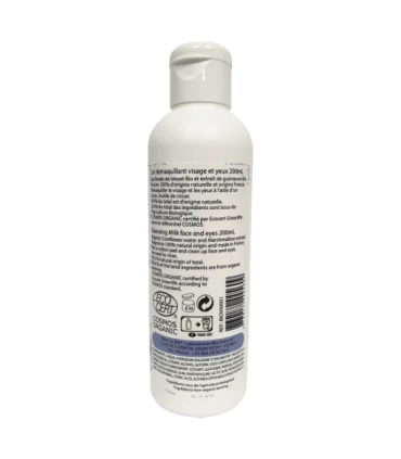 Leche limpiadora de agua floral de Arándano ecológica-200 ml | Desmaquillantes veganos