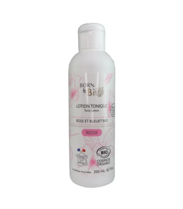 Loción tónica con agua floral de Rosa y Aciano orgánicos-200 ml | Agua floral