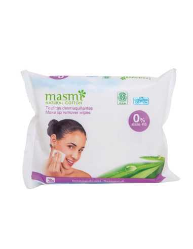 Toallitas desmaquillantes bio 20ud Masmi