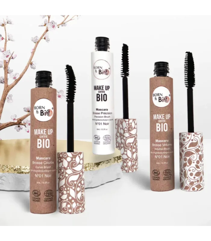 Máscara precisión orgánica núm.1 Black-6 ml | Rimel pestañas naturales