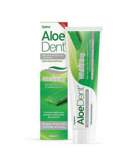 Dentifrico Blanqueador Aloe, Vit. K, Silice 100ml Aloe Dent Dentifrico Blanqueador Aloe, Vit. K, Silice 100ml Aloe Dent