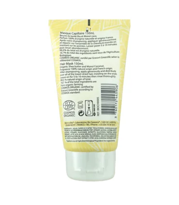Mascarilla capilar Cosmos Organic-150 ml | Bio mascarilla capilar