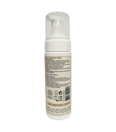Mousse de ducha de Argán orgánico-150 ml | Gel corporal natural