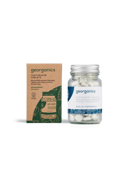 PASTA dental PASTILLA Menta 120 unidades Georganics