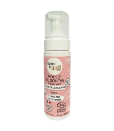 Mousse de ducha Flores de Cerezo-150 ml | Gel Hidratante Natural y Orgánico