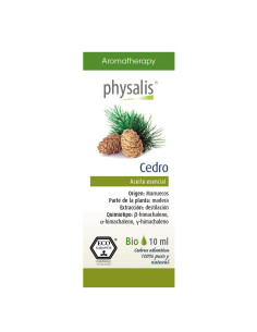 Aceite esencial de cedro bio 10 ml Physalis