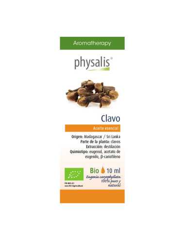 Aceite esencial de clavo bio 10 ml Physalis