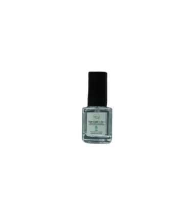Natural Top Coat 3 en 1-7,5 ml | Base, Brillo y Fortalecedor de Uñas