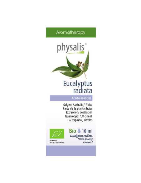 Aceite esencial de eucalipto radiata bio 10 ml Physalis Aceite esencial de eucalipto radiata bio 10 ml Physalis