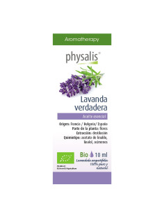 Aceite esencial de lavanda verdadera bio 10 ml Physalis