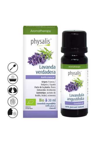 Aceite esencial de lavanda verdadera bio 30ml Physalis