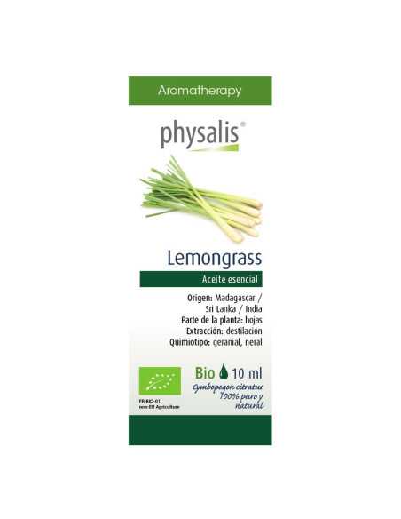 Aceite esencial de lemongrass bio 10ml Physalis