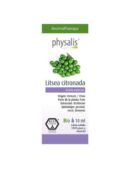 Aceite esencial de litsea bio 10ml Physalis