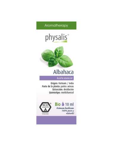 Aceite esencial de albahaca (basilico) bio 10ml Physalis