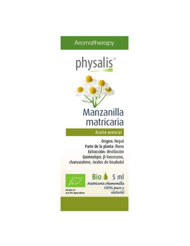 Aceite esencial de manzanilla matricaria bio 5 ml Physalis