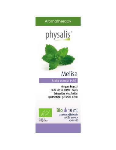 Aceite esencial de melisa bio 10ml Physalis