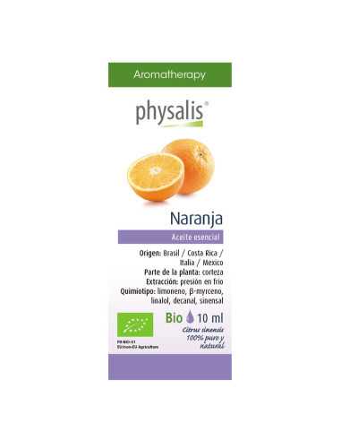 Aceite esencial de naranja bio 10 ml Physalis